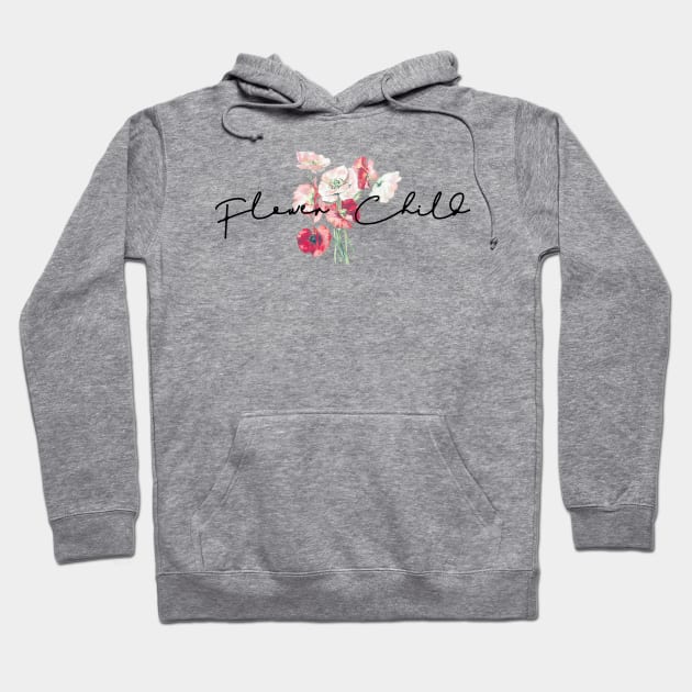 Flower Child (Poppies) Hoodie by Sunny Saturated